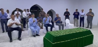 Mohsin Naqvi visits shrine of great Islamic scholar Imam Bukhari in Uzbekistan