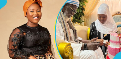 Nakeeyat: Talented Poet Celebrates 11th Birthday With National Chief Imam, Shares Photos Online - YEN.COM.GH