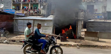 Mosque Set On Fire In Haryana's Nuh